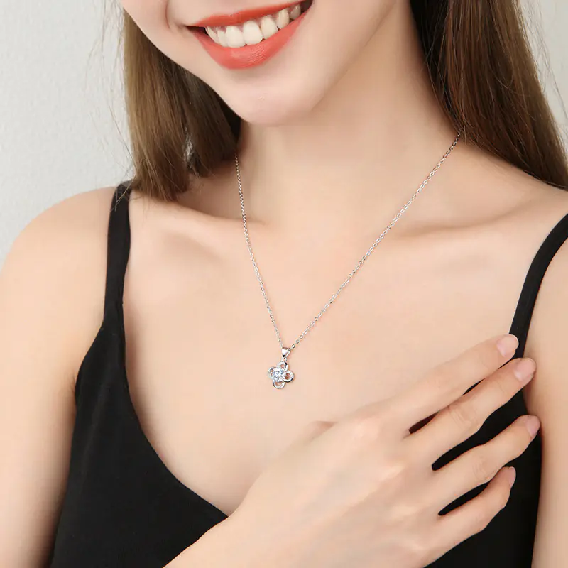 Clover Eternal Flower Necklace Pendant Wholesale