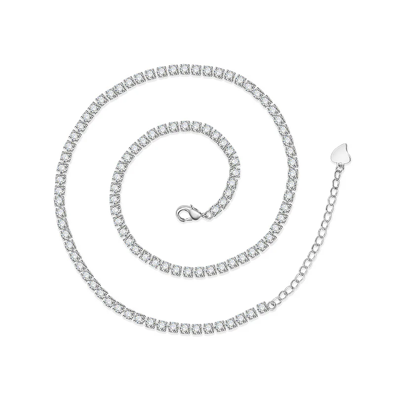 3mm Brass Colorful CZ Mirco Tennis Chain Wholesale