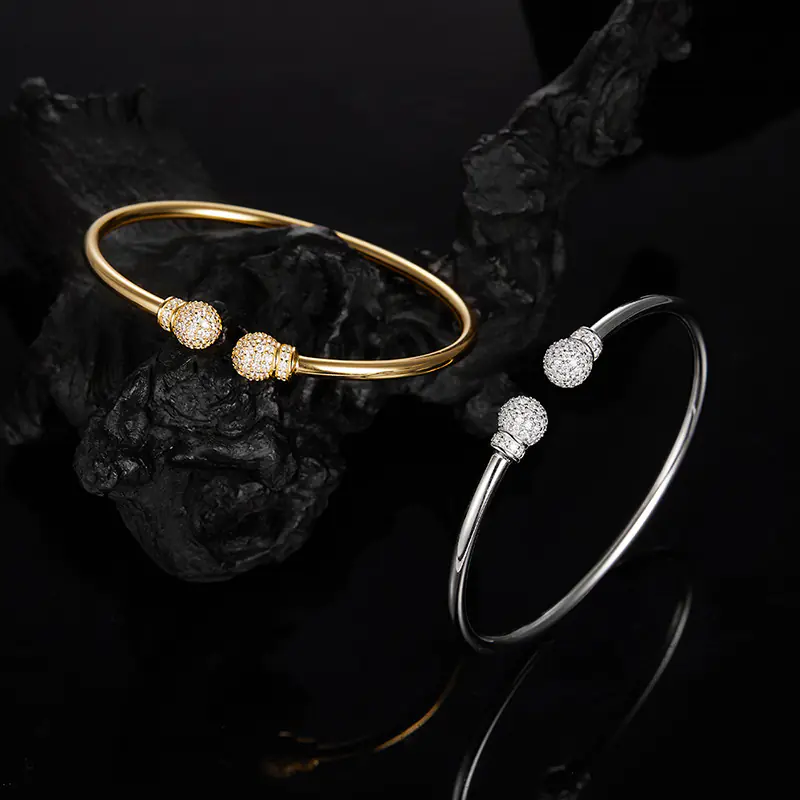 Personality S925 Sterling Silver Moissanite Bracelet OEM