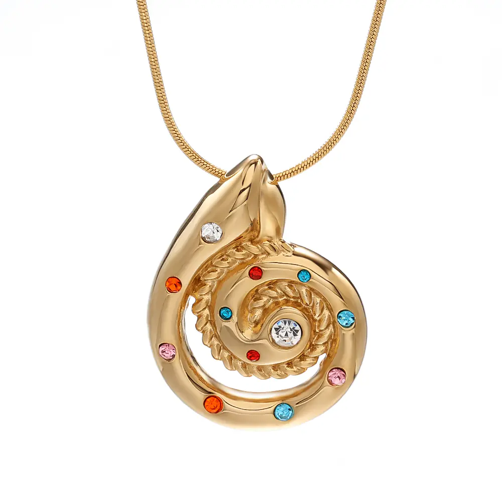 Good Quality Stainless Steel Conch Shape Necklace Manufacturer
