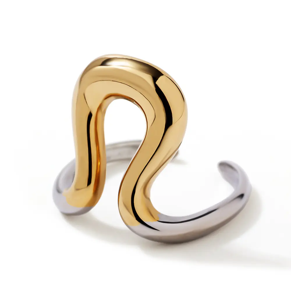 Adjustable Irregular Stainless Steel Ring Wholesale