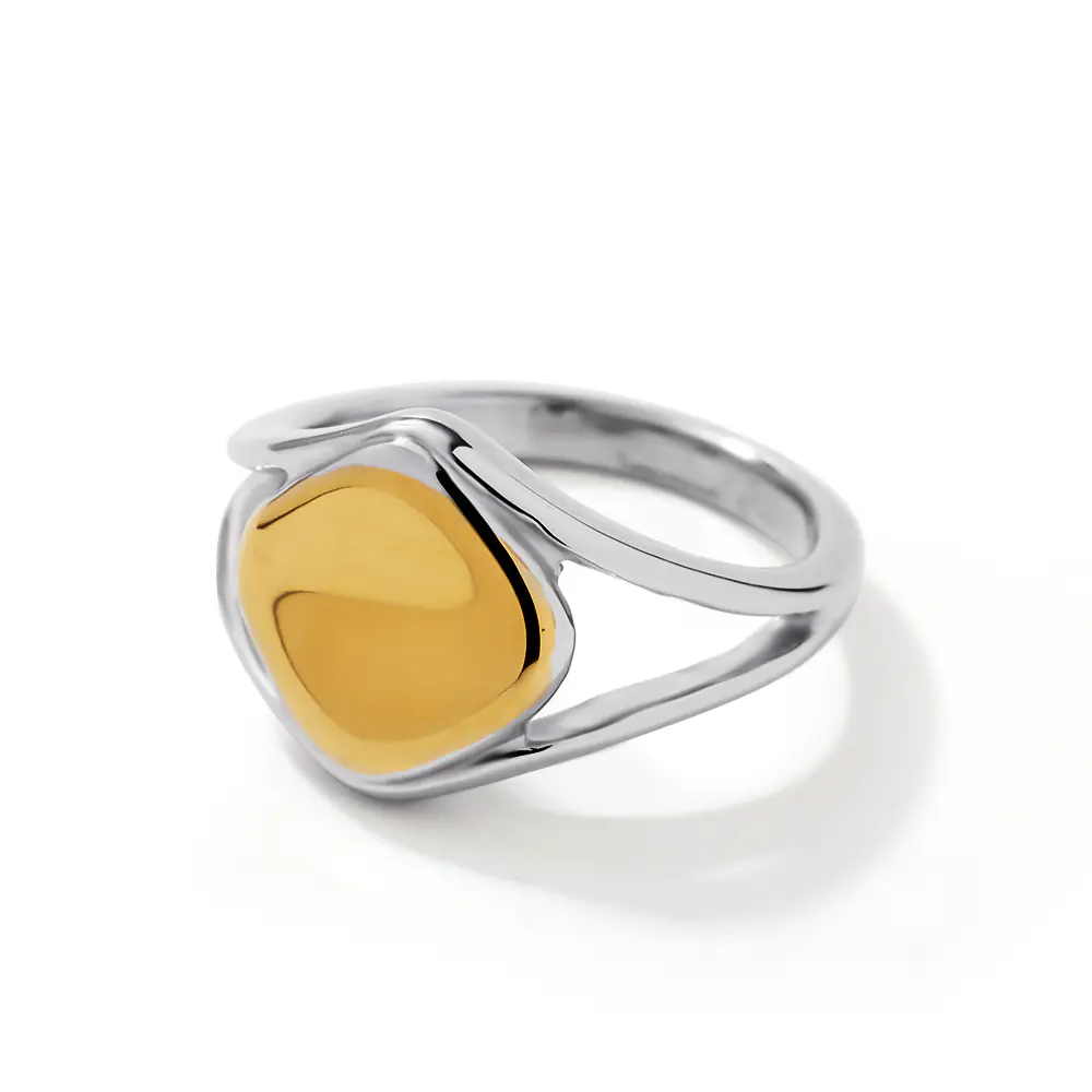 Adjustable Stainless Steel Geometric Wire Line Ring Wholesale