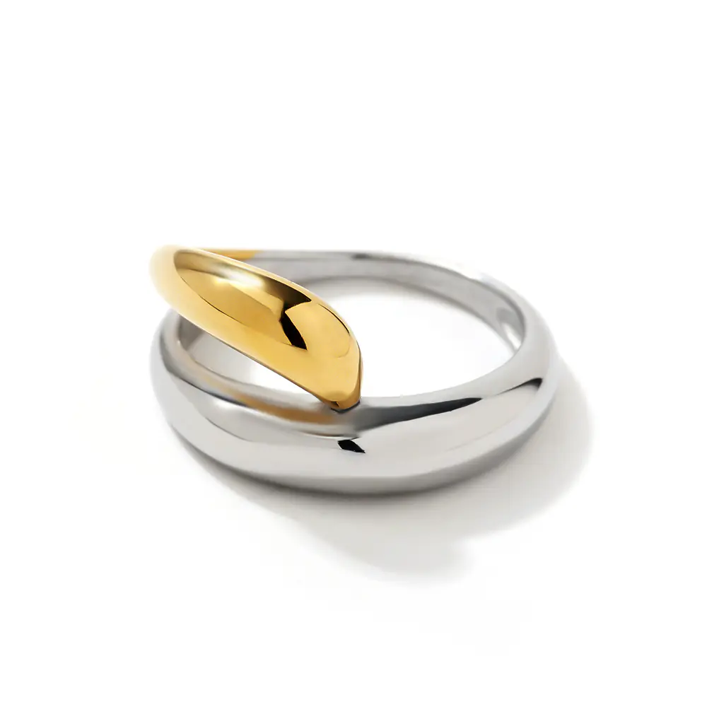 Trendy Irregular Wire Wrap Ring for Women Adjustable Wholesale
